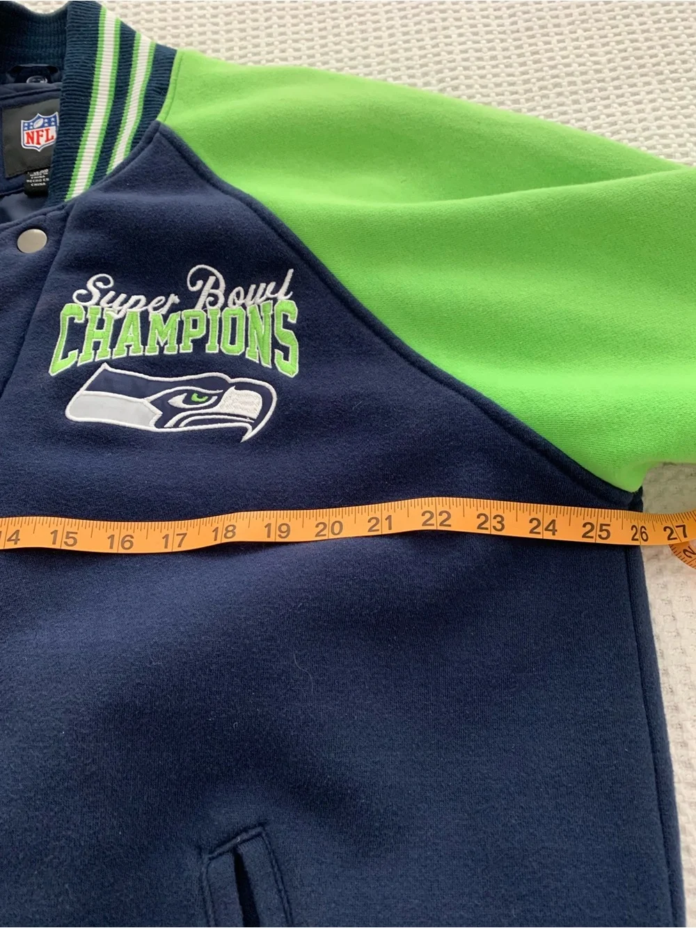 NFL Seattle Seahawks Jacket Super Bowl XLVIII Size XL
